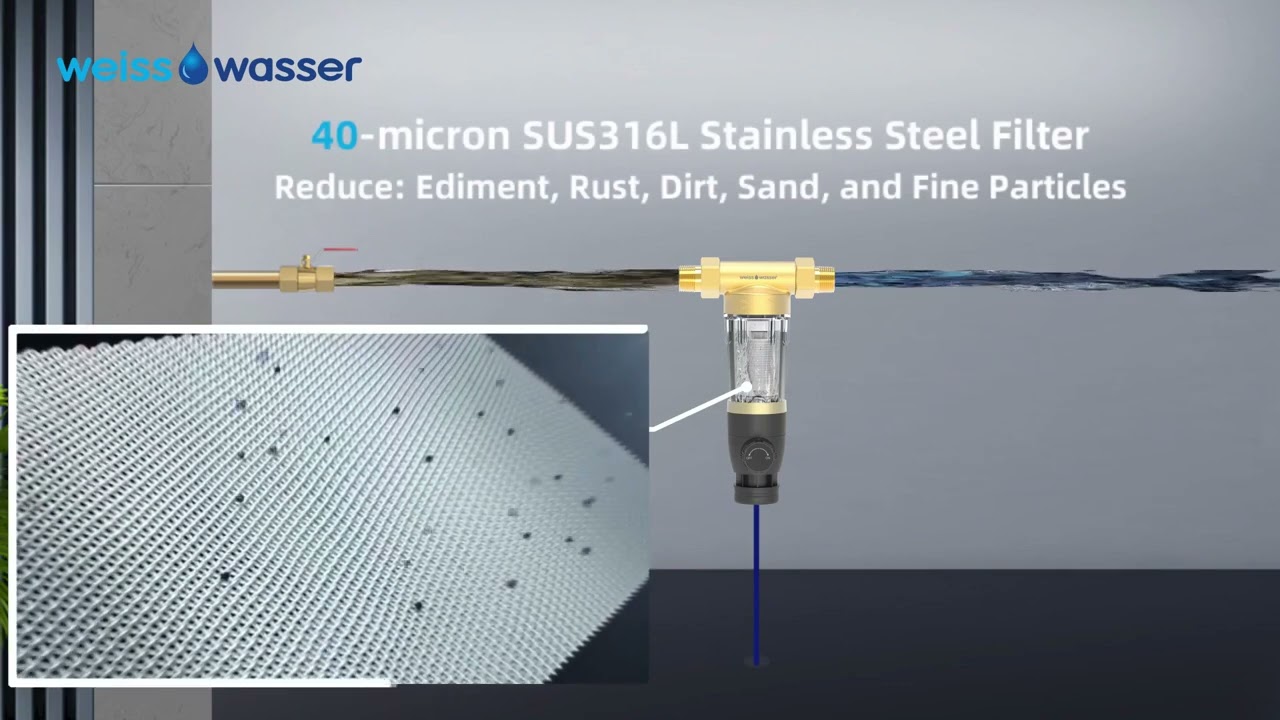 Bộ lọc trầm tích quay xuống Weisswasser EFFM.DH01